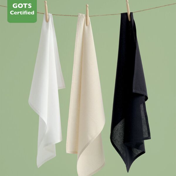 Organic cotton tea towel Thumbnail