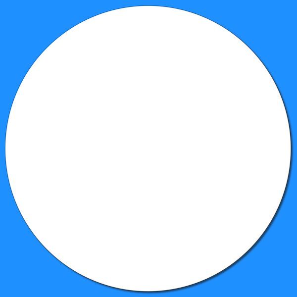 150mm Round Aluminium Composite Sign Thumbnail