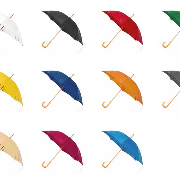 Umbrella With Wooden Handle Thumbnail