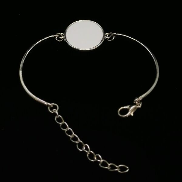 Bangle Bracelet With One Charm Thumbnail