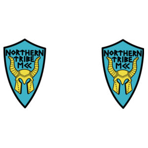 Northern Tribe Double Logo - 16oz Thermos Cup Design