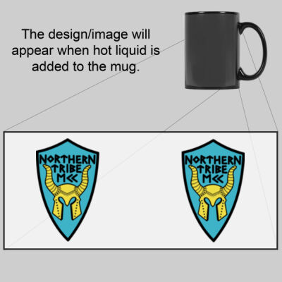 Northern Tribe Double Logo - Magic Colour Changing Mug Thumbnail