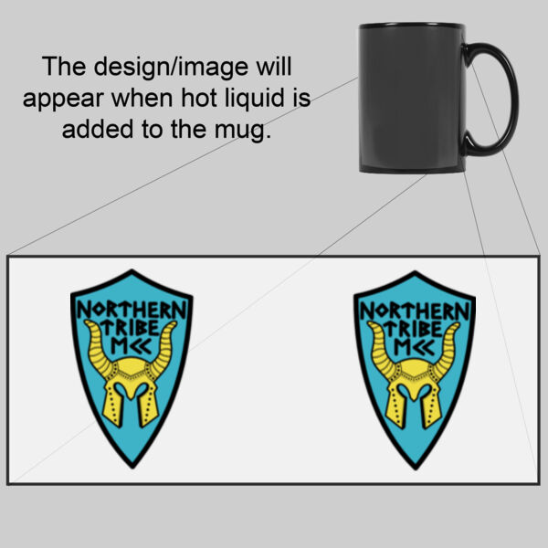 Northern Tribe Double Logo - Magic Colour Changing Mug Thumbnail