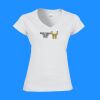 Softstyle™ women's v-neck t-shirt Thumbnail